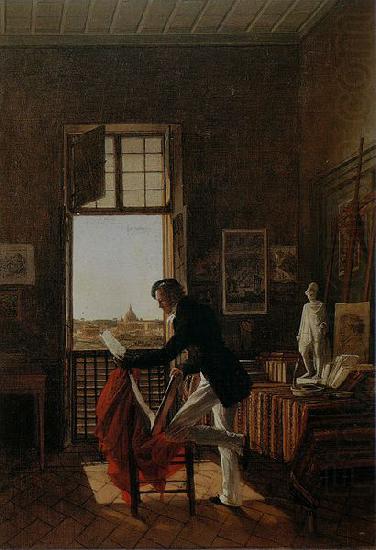 L'Atelier de Picot a la Villa Medicis, Jean Alaux